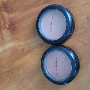 Mac blush in margin and mac blush in sunbasque